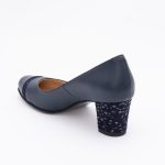Pantofi Bleumarin cu Toc Gros Vagam1461 - imagine 5