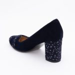 Pantofi Bleumarin cu Toc Gros Vagam1493 - imagine 4