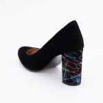 Pantofi Negri cu Toc Gros Vagam1487 - imagine 4