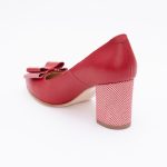 Pantofi Rosii cu Toc Gros Vagam1462 - imagine 5