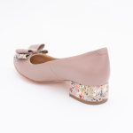 Pantofi Bej cu Toc Gros Vagam1501 - imagine 4