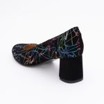 Pantofi Negri cu Toc Gros Vagam1502 - imagine 4