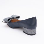 Pantofi Bleumarin cu Toc Gros Vagam1456 - imagine 4