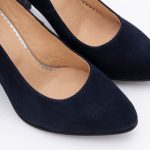 Pantofi Bleumarin cu Toc Gros Vagam1447 - imagine 5