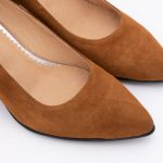 Pantofi Maro cu Toc Gros Vagam1454 - imagine 3