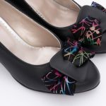 Pantofi Negri cu Toc Gros Vagam1464 - imagine 5