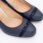 Pantofi Bleumarin cu Toc Gros Vagam1461 - imagine 3