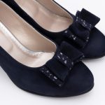 Pantofi Bleumarin cu Toc Gros Vagam1500 - imagine 5