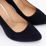 Pantofi Bleumarin cu Toc Gros Vagam1504 - imagine 5