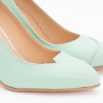 Pantofi Verzi cu Toc Gros Vagam1522 - imagine 5