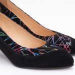 Pantofi Negri cu Toc Gros Vagam1502 - imagine 5