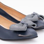 Pantofi Bleumarin cu Toc Gros Vagam1456 - imagine 3