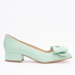 Pantofi Verzi cu Toc Gros Vagam1517 - imagine 4