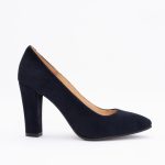 Pantofi Bleumarin cu Toc Gros Vagam1504 - imagine 3