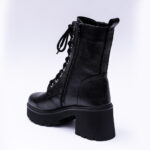 Ghete Negre cu Talpa Inalta Vagam 2072 - imagine 2
