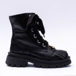 Ghete Negre cu Talpa Inalta Vagam 2063 - imagine 2