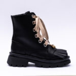 Ghete Negre cu Talpa Inalta Vagam 2052 - imagine 2