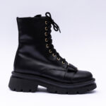 Ghete Negre cu Talpa Inalta Vagam 2061 - imagine 4