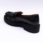 Pantofi Dama Loafers Negri cu Talpa Inalta Vagam 2118 - imagine 3
