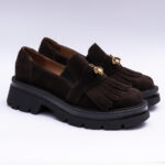 Pantofi Dama Loafers Maro cu Talpa Inalta Vagam 2113