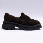 Pantofi Dama Loafers Maro cu Talpa Inalta Vagam 2113 - imagine 2