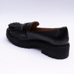 Pantofi Dama Loafers Negri cu Talpa Inalta Vagam 2092 - imagine 3