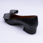 Pantofi Dama Negri cu Toc Scurt Lat Vagam2121 - imagine 4