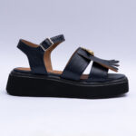 Sandale Dama Bleumarin cu Talpa Inalta Vagam2178 - imagine 4