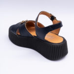 Sandale Dama Bleumarin cu Talpa Inalta Vagam2192 - imagine 3