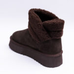 Ghete Maro Inchis Scurte Tip UGG Vagam 2216 - imagine 4