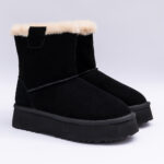Ghete Negre Tip UGG Vagam 2221