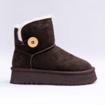 Ghete Maro Inchis Tip UGG Vagam 2224