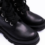 Ghete Negre cu Talpa Inalta Vagam 2205 - imagine 2