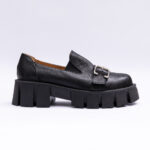 Pantofi Dama Loafers Negri cu Talpa Inalta Vagam 2198 - imagine 2