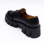 Pantofi Dama Loafers Negri cu Talpa Inalta Vagam 2198 - imagine 3