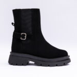 Ghete Negre cu Talpa Inalta Vagam 2225 - imagine 2