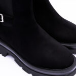 Ghete Negre cu Talpa Inalta Vagam 2225 - imagine 3