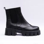 Ghete Negre cu Talpa Inalta Vagam 2233 - imagine 2