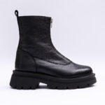Ghete Negre cu Talpa Inalta Vagam 2231 - imagine 2