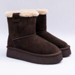 Ghete Maro Inchis Tip UGG Vagam 2229 - imagine 4