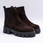 Ghete Maro Velvet cu Talpa Inalta Vagam 2218 - imagine 4